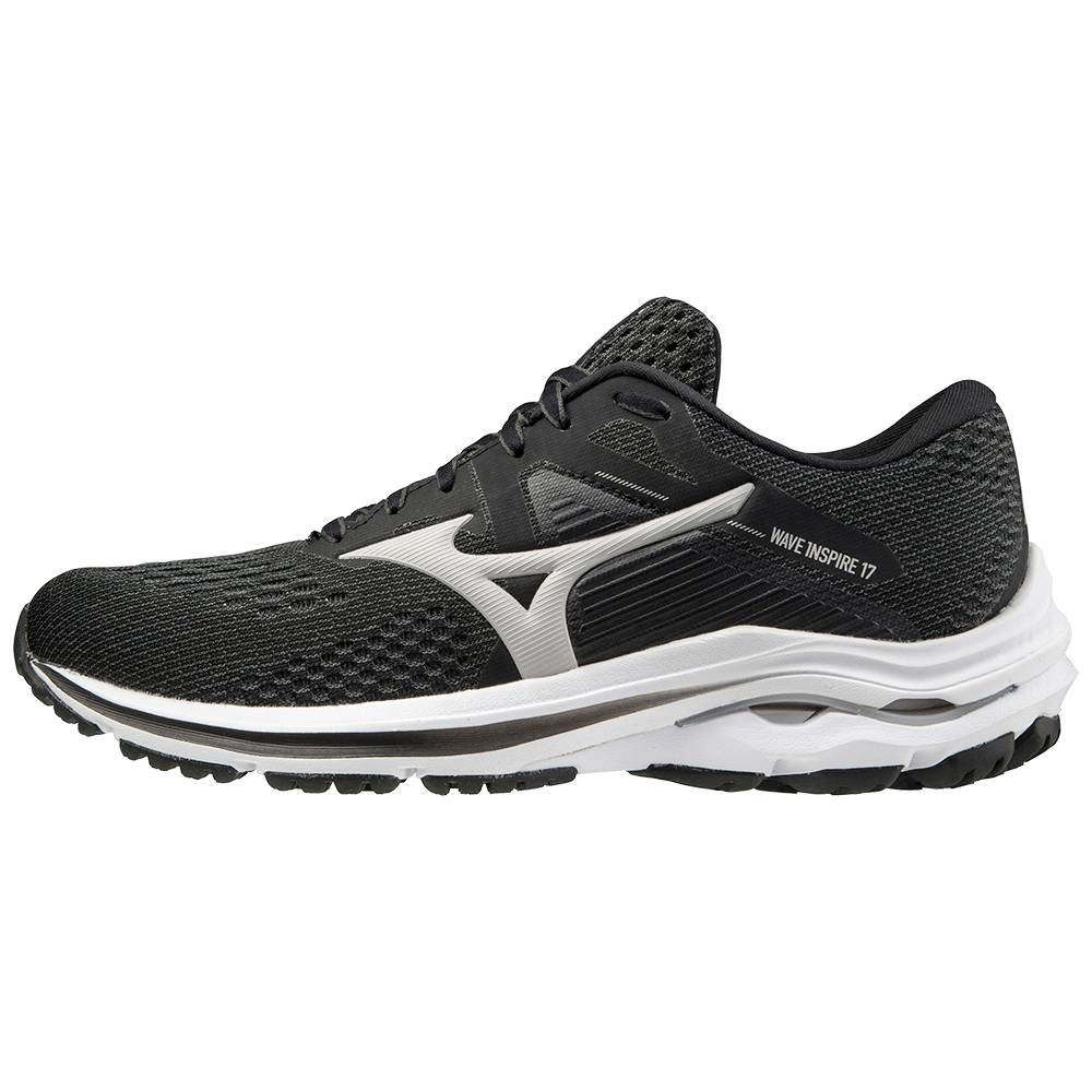 Womens Mizuno Wave Inspire 17 D (Wide) Running Shoes Dark Grey Philippines (KIDTUS581)